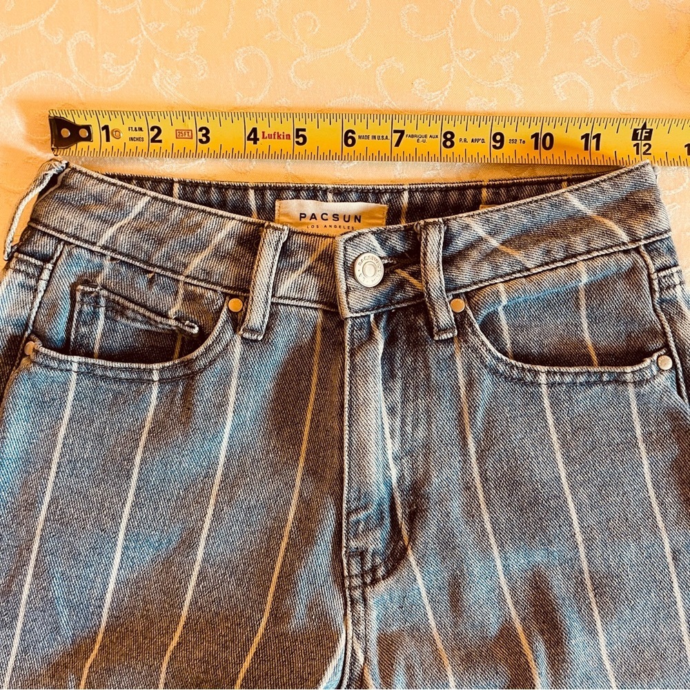 PacSun High Rise Mom Jeans In Railroad - Picture 12 of 16